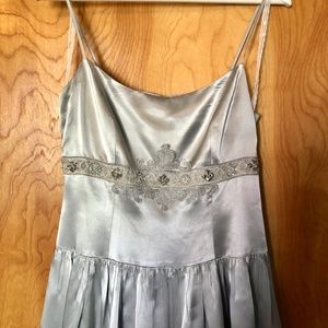 Cachet Evening Gown Silver